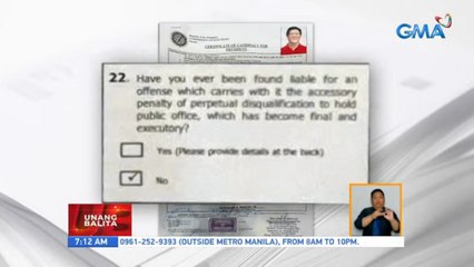 Preliminary conference sa petisyon para kanselahin ang COC ni Bongbong Marcos, isasagawa online sa Nov. 26 | UB