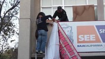 Maestros toman Centro de Gobierno en Tijuana