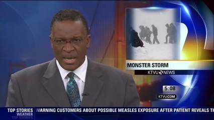 East Coast Monster Storm Affecting The Bay Area