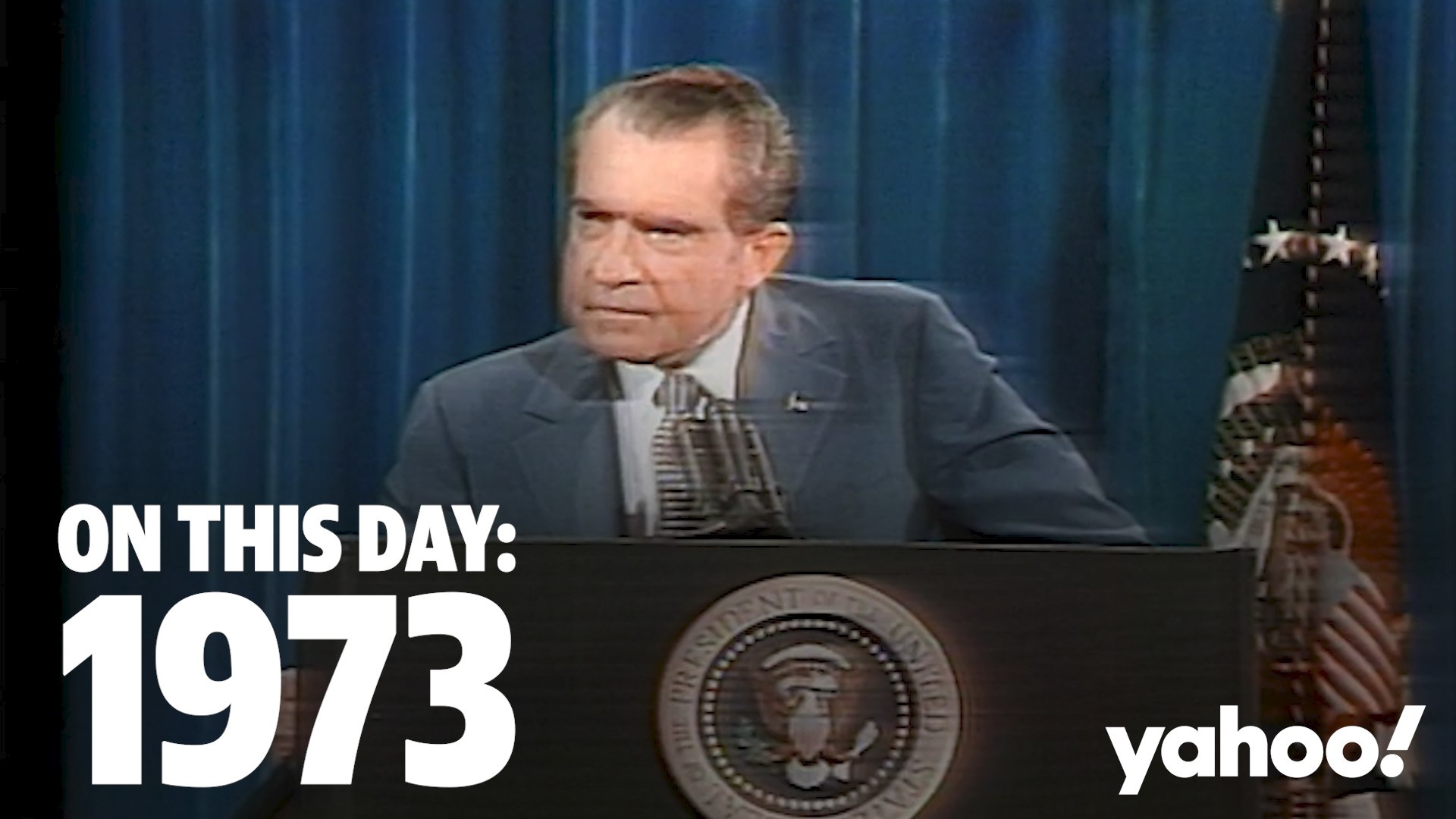 President Richard Nixon gives famous 'I'm not a crook' speech
