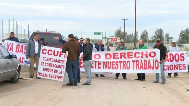 Cierran garita en Mexicali por altos costos en importaciones