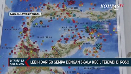 Lebih Dari 30 Gempa Dengan Skala Kecil Terjadi di Poso