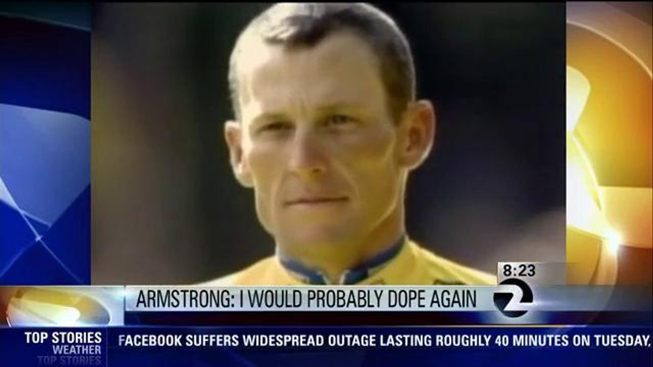 "I'd Do It Again" Says Lance Armstrong