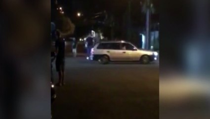 Vídeo mostra motorista brigando após acidente de trânsito em Cascavel