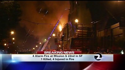 4 Alarm San Francisco Fire Kills One