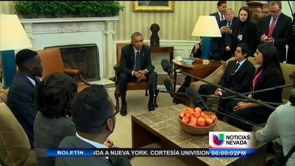 Joven de Las Vegas se reunió con el Presidente Obama