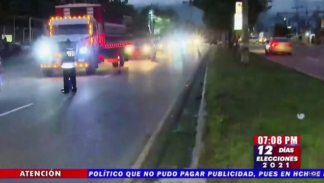 Una persona muere atropellada en Villanueva, Cortés