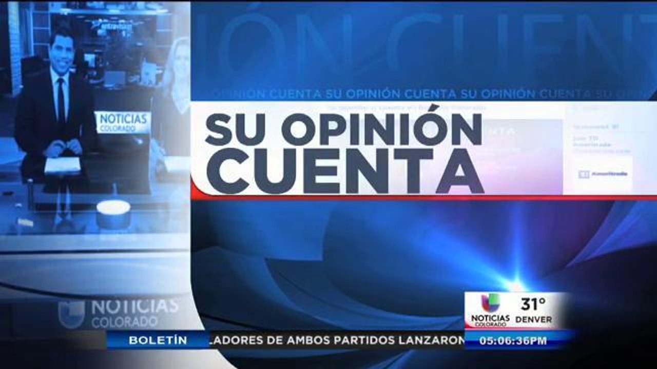 Su opinión si cuenta