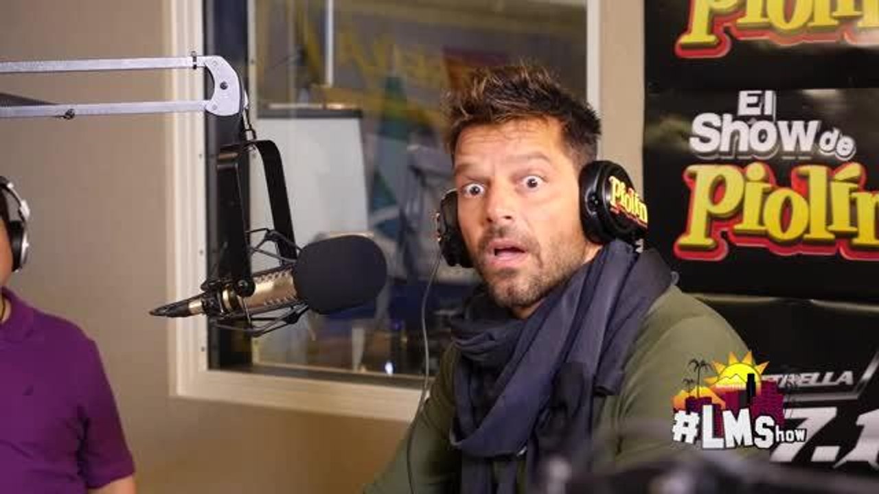 Ricky Martin casi llora con broma de Angélica Vale