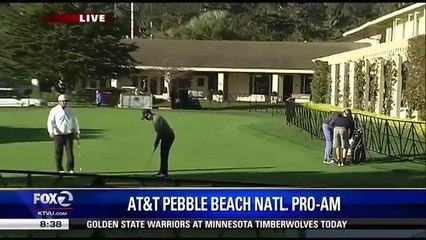 Celebs Hit The Links At AT&T Pebble Beach National PRO AM