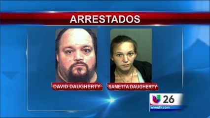 Arrestados Davis Daugherty y Sametta Daugherty