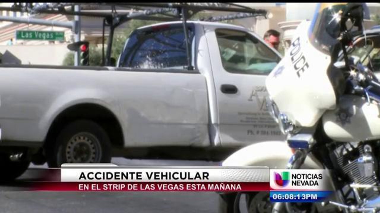 Accidente vehicular en el strip