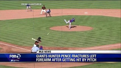SF Giants Suffer Setback With Pence Injury