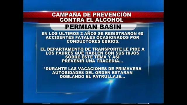 Campaña de prevención contra el alcohol