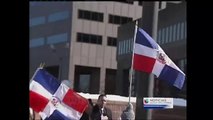 Izamiento de Bandera Dominicana