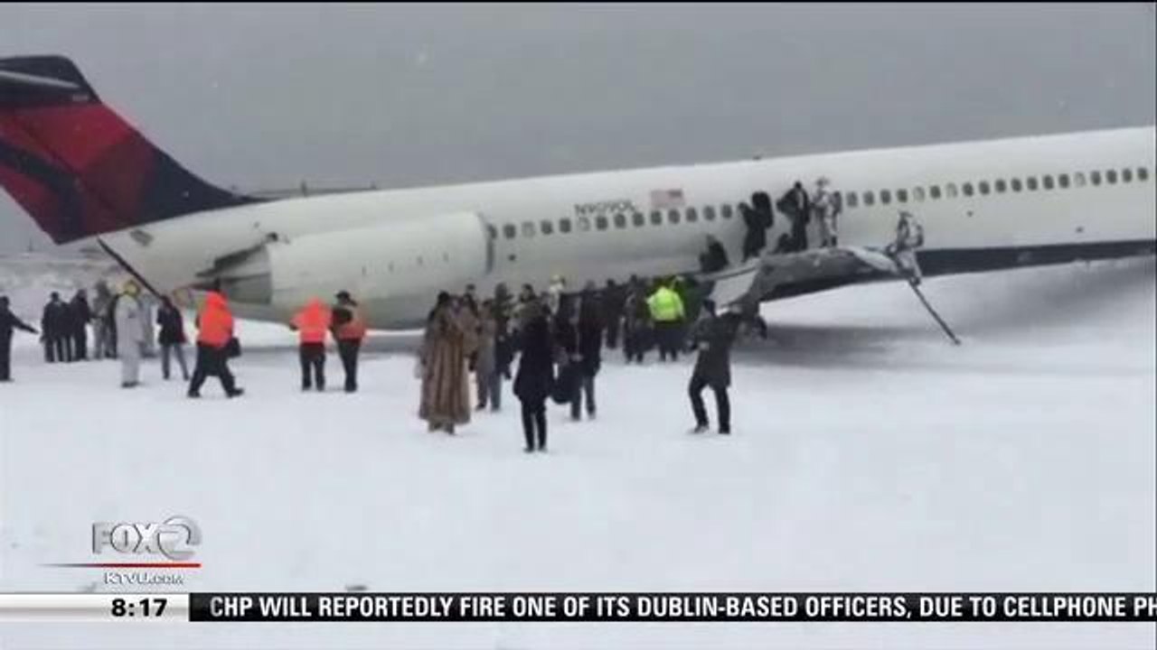 Delta Jet Cleared From Runway