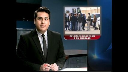 oficiales regresan al trabajo tras ser encontrados inocentes