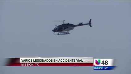 4 Hospitalizados tras Accidente Vial