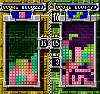 Tetris & Dr. Mario online multiplayer - snes