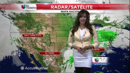 Pronóstico del tiempo Marzo 10, 2015  5pm con Adriana Valles