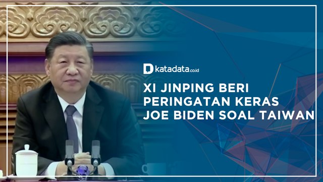 Xi Jinping Beri Peringatan Keras Joe Biden Soal Taiwan | Katadata Indonesia
