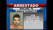 Hombre arrestado por posesión de narcóticos en una zona libre de drogas