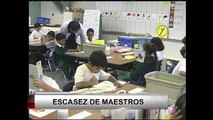 Escasez de maestros en la región