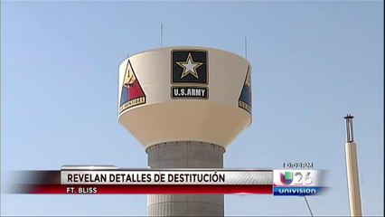 Revelan detalles de la destitucion de comandante de Ft. Bliss