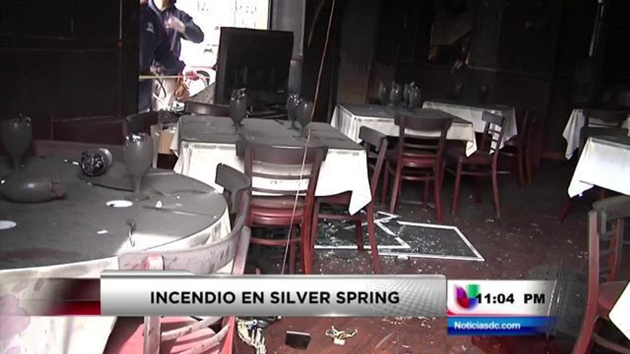 Siniestro destruye comedor en Silver Spring