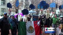 Exigen justicia por los 43 estudiantes desaparecidos en México