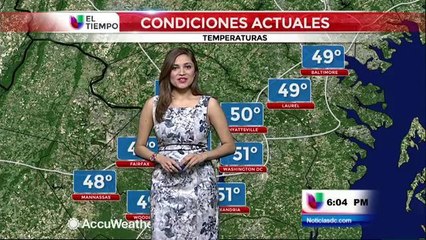 Un avance del pronóstico del tiempo con Marcela Rodríguez