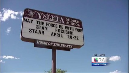 Amenaza a empleados de secundaria Ysleta causa temor.