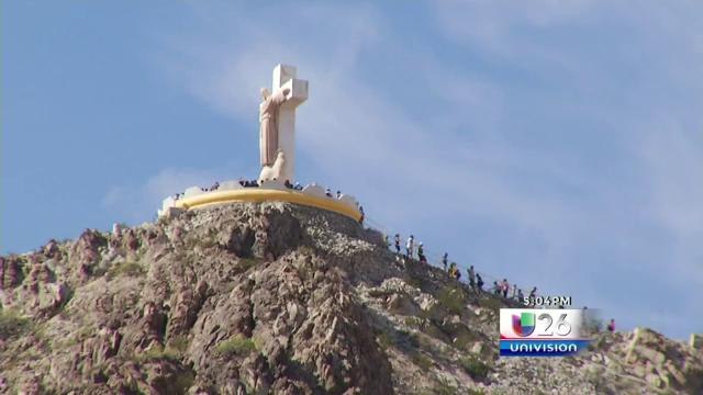 Peregrinación en montaña Cristo Rey