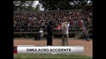 Estudiantes participan en simulacro en Lompoc