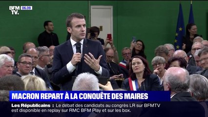 Avant la présidentielle, Emmanuel Macron repart à la conquête des maires