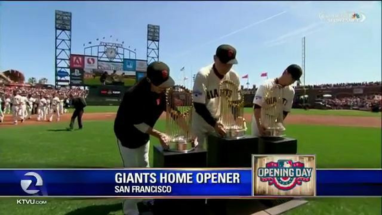 SF Giants Home Opener Vídeo Dailymotion