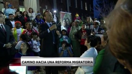 Evento comunitario en apoyo a las ordenes ejecutivas sobre inmigración
