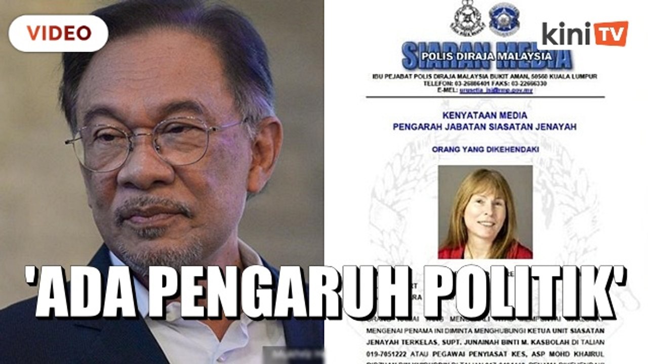 'Berbau politik' - Anwar terganggu poster buru Rewcastle-Brown