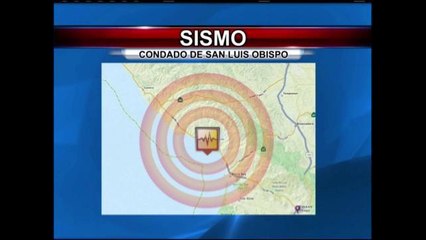 Temblor sacudió condado de San Luis Obispo