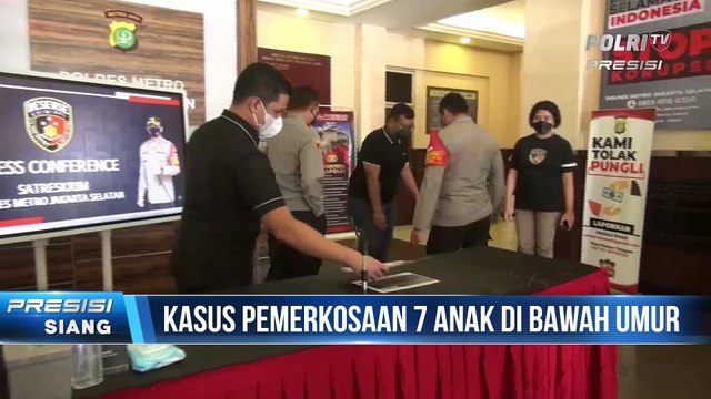 Polres Metro Jaksel Ungkap Kasus Pemerkosaan 7 Anak dibawah Umur