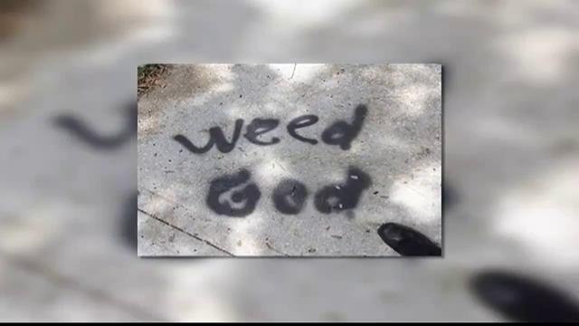 Jóvenes arrestados por graffitis