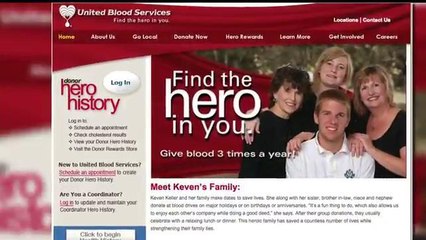 United Blood Services necesita donaciones de sangre