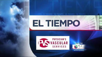 Pronóstico del Tiempo: Viernes 24 de Abril 5pm