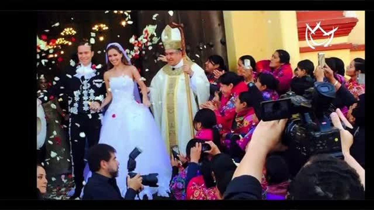 Videos de boda de Anahí circulan en redes sociales