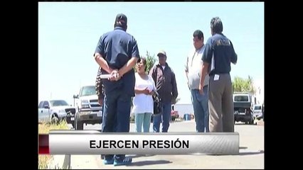 Demostración frente a centro de ICE