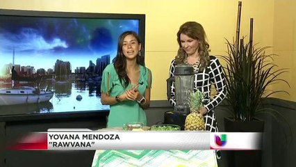 Licuado verde para bajar de peso y desintoxicar el cuerpo