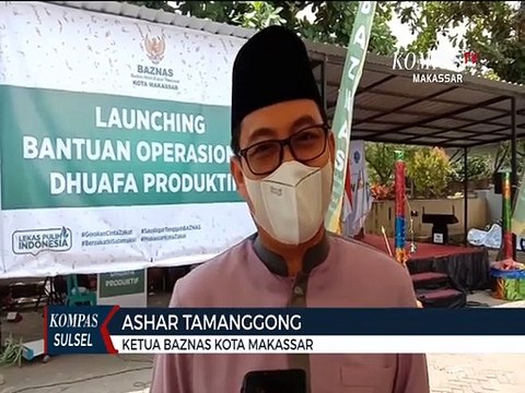 Baznas Makassar Beri Bantuan UMKM Modal Usaha