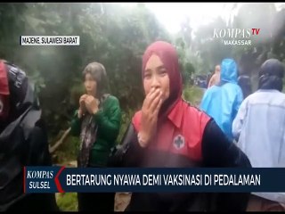 Bertarung Nyawa Demi Vaksinasi Di Pedalaman