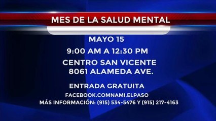 Mes de la concientización de la salud mental.