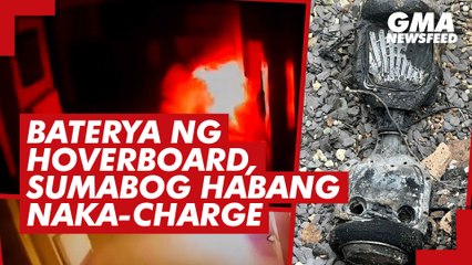Baterya ng hoverboard, sumabog habang naka-charge | GMA News Feed